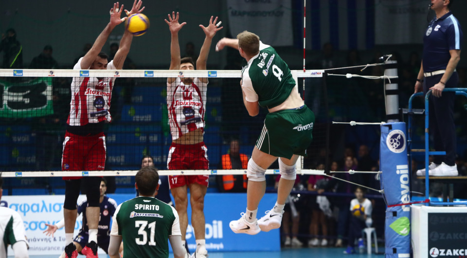 Η ώρα και το κανάλι του ντέρμπι Παναθηναϊκός - Ολυμπιακός για τον πρώτο ημιτελικό της Volley League