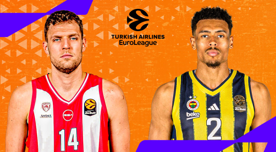 Live Ολυμπιακός - Φενέρμπαχτσε για τη EuroLeague