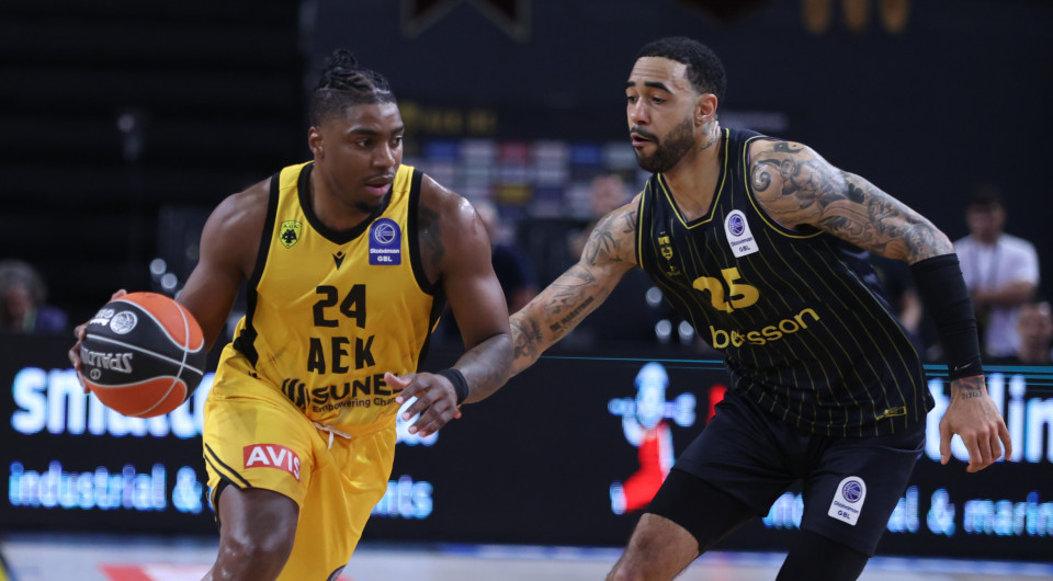 LIve ΑΕΚ - Άρης για τα playoffs της Stoiximan GBL