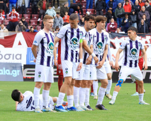 Έξαλλοι στον Ηρακλή - Καταγγελία για επίθεση από «φουσκωτούς» (vid)