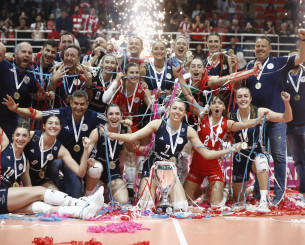 Για 11η φορά κυπελλούχος γυναικών η ομάδα βόλεϊ του Ολυμπιακού