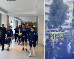 Χαμός στο ξενοδοχείο του Αστέρα AKTOR - Παίκτες και οπαδοί έγιναν… ένα (vid)