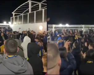 Οι οπαδοί του Αστέρα AKTOR έστησαν πάρτι στο πλοίο προς το Ηράκλειο (vid)