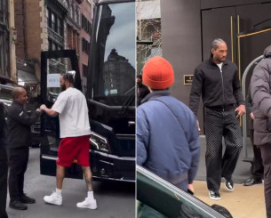 Ομάδα μόνο στα... χαρτιά: Οι super stars των Κλίπερς μεταφέρονται με SUV, χώρια από τους συμπαίκτες τους (vid)