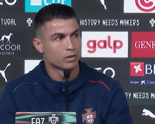 Ο Κριστιάνο «την είπε» σε δημοσιογράφο - «Οταν με ρωτάς να με κοιτάς στα μάτια» (vid)