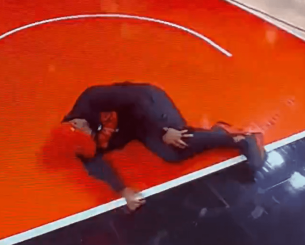 Φίλαθλος των Χοκς τραυματίστηκε σοβαρά προσπαθώντας να κερδίσει δώρο (vid)