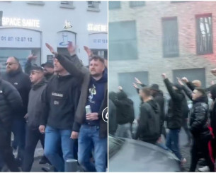 Κροάτες οπαδοί συνελήφθησαν για ναζιστικούς χαιρετισμούς πριν το ματς με τη Γαλλία (vid)