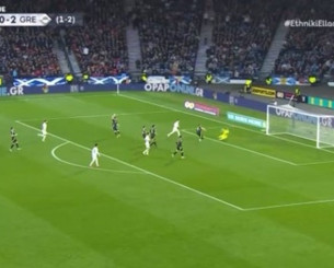 Ασταμάτητη η Εθνική του Γιοβάνοβιτς, ο Τζόλης το 0-3 με τη σέντρα στο β' μέρος! (vid)