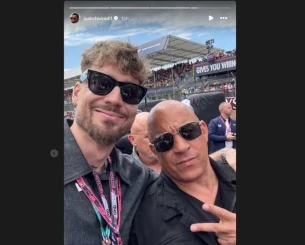 Η απίθανη selfie του Χουάντσο με τον Βιν Ντίζελ