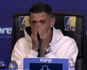 «Λύγισε» στη συνέντευξη τύπου για την επιστροφή του στη Ροζάριο Σεντράλ ο Ντι Μαρία