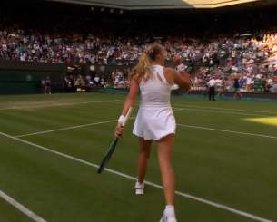 Η Αντρέεβα άργησε να συνειδητοποιήσει την πρόκρισή της στις «8» του Wimbledon