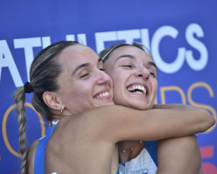 Οι δίδυμες αδερφές Ζενέγια έκαναν το ελληνικό 1-2 στα χαμηλά εμπόδια του Βαλκανικού