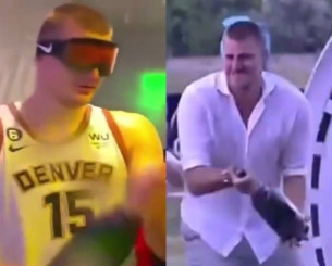 Ο Γιόκιτς πανηγύρισε περισσότερο τη νίκη του αλόγου του, παρά το πρωτάθλημα στο ΝΒΑ (video)