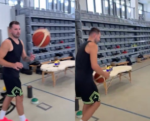 Πιο fit από ποτέ ο Ντόντσιτς ευστοχεί από το κέντρο (video)