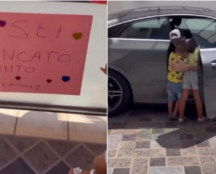 Συγκίνηση για Πολονάρα: Επέστρεψε στην αγκαλιά των παιδιών του μετά από έναν μήνα