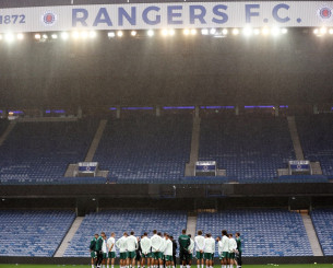 Προπόνηση με βροχή έκανε ο Παναθηναϊκός στη Γλασκώβη (video)