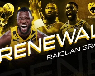 Ο Γκρέι παραμένει στην ΑΕΚ Betsson και την επόμενη σεζόν