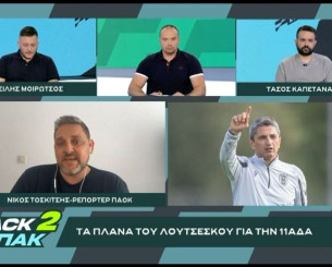 «BACK2ΜΠΑΚ»: Ο Νίκος Τοσκίτσης για τα πλάνα 11άδας του Λουτσέσκου κόντρα στη Βόλφσμπεργκερ (video)