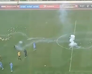 Τρομερά επεισόδια στη Βολιβία - Οπαδοί έριξαν φωτοβολίδα στα γεννητικά όργανα παίκτη (video)