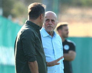 Παρών στην προπόνηση του Παναθηναϊκού ο Αλαφούζος