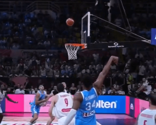 Ο Γιάννης ευστόχησε σε τρίποντο και η FIBA σχολίασε: «Απλά δώστε στην Ελλάδα το τρόπαιο» (video)