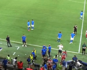 «Μέλος της ασφάλειας της Πάφου, χτύπησε παίκτη του Ερυθρού Αστέρα»