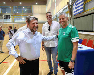 Στο Μετς ο Χαρδαλιάς μετά τις αναβαθμίσεις στην έδρα του Παναθηναϊκού (pics)