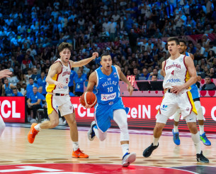 Τα στιγμιότυπα από τη μεγάλη νίκη της Ελλάδας εναντίον της Ισπανίας (video)