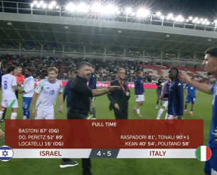 «Αντε βούλωσέ το» - Εξαλλος ο Γκατούζο, τα έβαλε με παίκτη του Ισραήλ (video)