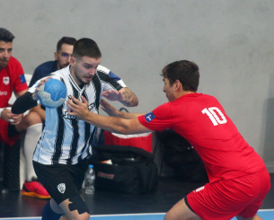 Ο ΠΑΟΚ κέρδισε ξανά τα Βριλήσσια και πέρασε στον δεύτερο γύρο του EHF European Cup (video)