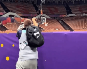 Τα βάζει και από το σπίτι του - Ο Ντόντσιτς ευστόχησε σε σουτ από την μικτή ζώνη (video)