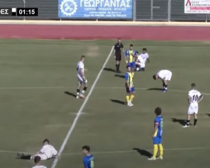 Παρωδία: Ο Θεσπρωτός κατέβηκε σε αγώνα με εννιά παίκτες, τρεις εγκατέλειψαν και... τέλος! (video)