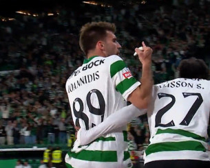 Έτσι πανηγύρισε ο Φώτης Ιωαννίδης το πρώτο του γκολ στην Σπόρτινγκ Λισαβόνας (video)