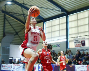 Η Ντάνιελ Ράμπερ του Ολυμπιακού MVP της πρεμιέρας της Α1 Γυναικών