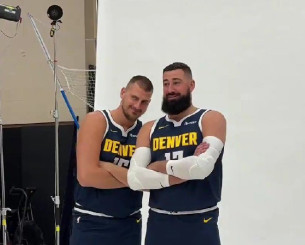 H συνάντηση που ο Παναθηναϊκός προσπάθησε να... χαλάσει: Γιόκιτς και Γιόνας μαζί στο Ντένβερ (video)