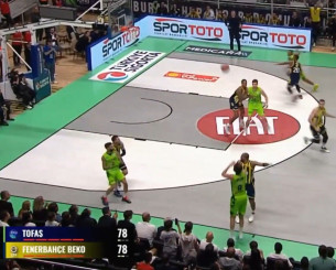 Απίθανη φάση: Με επίθεση μισού δευτερολέπτου η Τόφας «σκότωσε» τη Φενέρ (video)