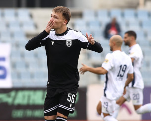 Προβάδισμα για τον ΠΑΟΚ Β' μόλις στο 3' με πέναλτι (video)