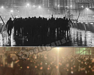 Επεισόδια μεταξύ οπαδών της Λιλ και του ΠΑΟΚ (video)