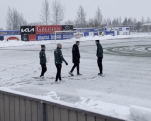 Αλλαγή ώρας και σε «κλειστό» γήπεδο το Ακουρέιρι - ΠΑΟΚ (Κ19) λόγω έντονης χιονόπτωσης (video)