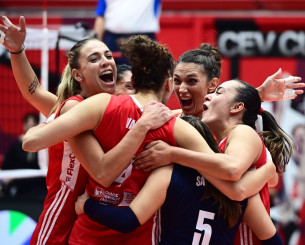 Μεγάλη εντός έδρας νίκη για την ομάδα βόλεϊ του Ολυμπιακού στο CEV Champions League