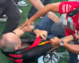 Απίθανα επεισόδια στο Μεξικό: Οπαδοί πιάστηκαν στα χέρια φορώντας μπλούζες Ferrari και Red Bull (video)