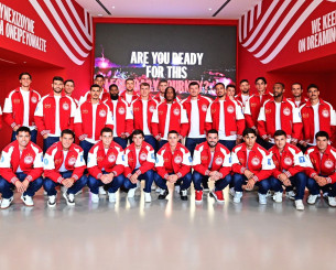 Οι παίκτες του Ολυμπιακού επισκέφθηκαν το νέο «ερυθρόλευκο» Μουσείο (photos)