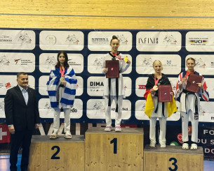 Διπλή επιτυχία με Καλογήρου και Αηδονίδη στο Ευρωπαϊκό πρωτάθλημα Ταεκβοντό U18