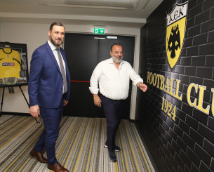 Η ΑΕΚ στην UEFA για Λανουά - Ο Ηλιόπουλος και ο Λυσάνδρου συναντήθηκαν με υψηλόβαθμα στελέχη της