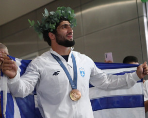 Ο Κουρουγκλίεφ στον τελικό του Ευρωπαϊκού πρωταθλήματος πάλης