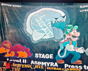 Τρομερό πανό από τους οπαδούς της Μπόντο Γκλιμτ με... Super Mario και Ρώμη!