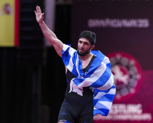 Τρίτο διαδοχικό χρυσό για την Ελλάδα από τον Κουρουγκλίεφ στο Ευρωπαϊκό πάλης!