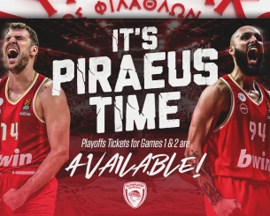 It's Piraeus time: Βγαίνουν και... φεύγουν τα εισιτήρια του Ολυμπιακού για playoffs