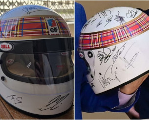 Σημάδι ζωής από τον Σουμάχερ - Μια ιστορική υπογραφή σε ένα κράνος