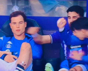 Πρωτοφανές περισταστικό στη La Liga: Μπουνιές μεταξύ συμπαικτών στον πάγκο (vid)